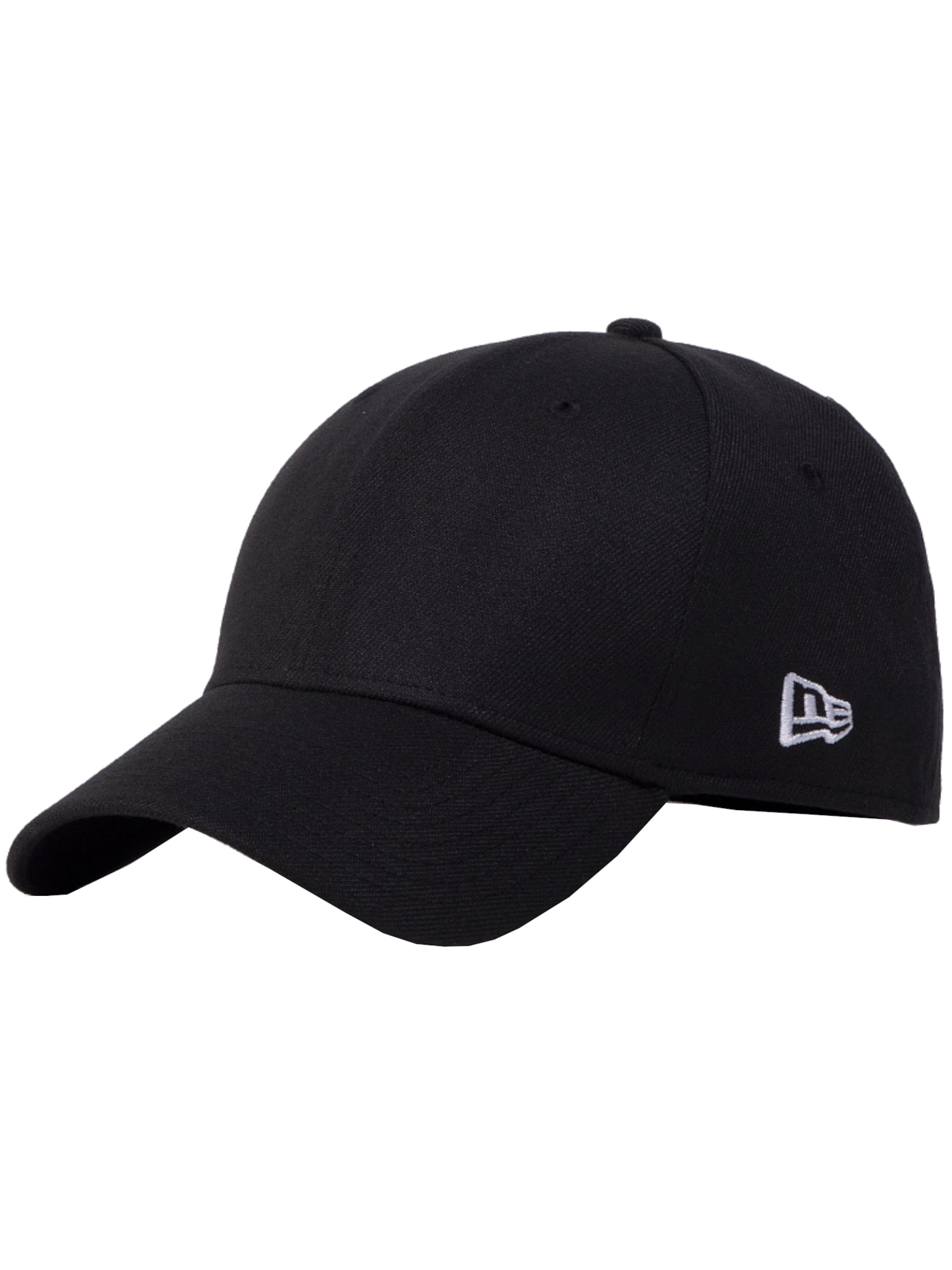 NEW ERA Cap 'New Era Flag Basic Cap' in Black: front