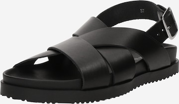 ABOUT YOU Sandaalit 'Megan' värissä musta: etupuoli