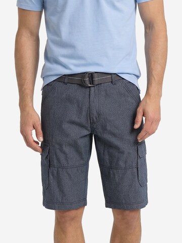 CASAMODA Regular Cargo Pants 'Basic' in Blue: front