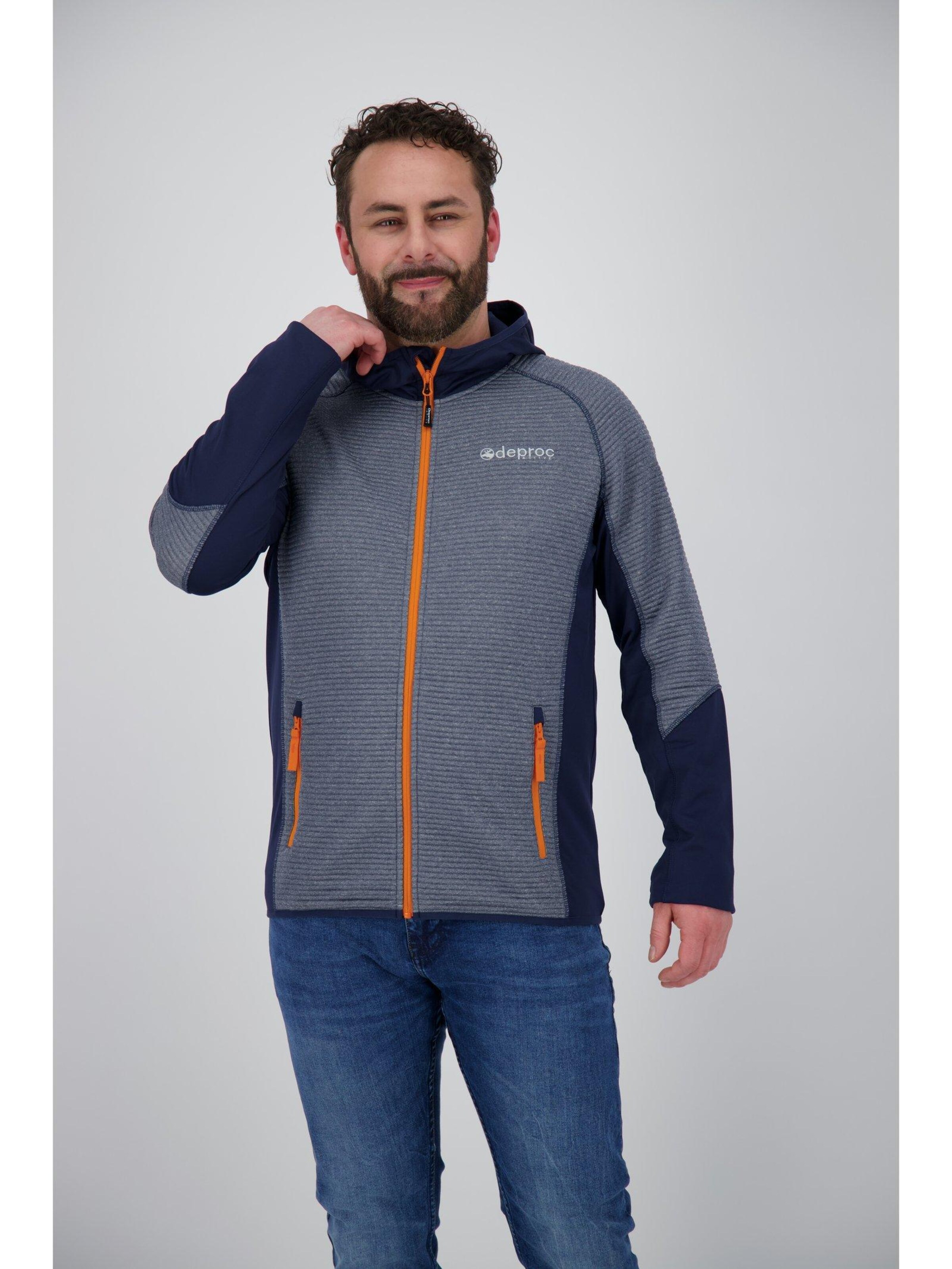 deproc Fleecejacke 'ELM'‌‌‌ in Blau