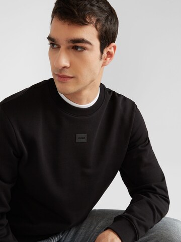 HUGO Sweatshirt 'Diragol' in Black