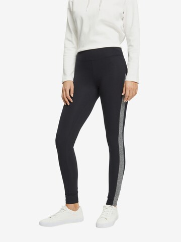 ESPRIT Skinny Sporthose in Schwarz