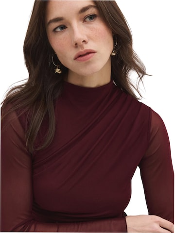 No Matter What Blouse Bodysuit in Red