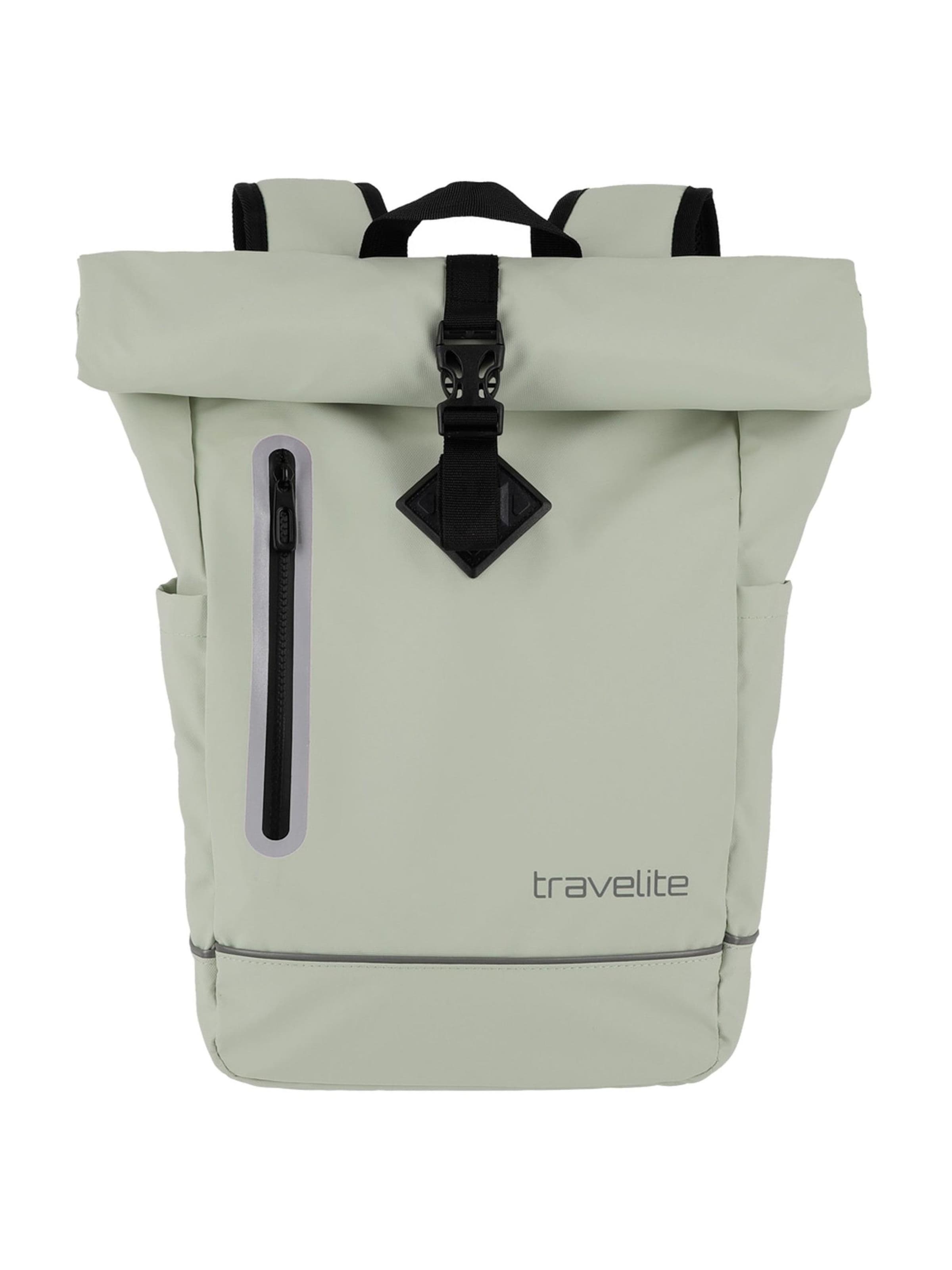 TRAVELITE Backpack 'Basics' in Green: front