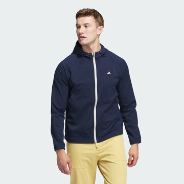 ADIDAS PERFORMANCE Sports jacket 'Go-to Utility' in Blue: front