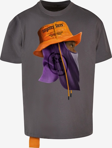 T-Shirt 'Head Gear' Forgotten Faces en gris : devant