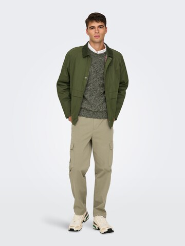 Only & Sons Jacke 'ONSKosmo' in Grün