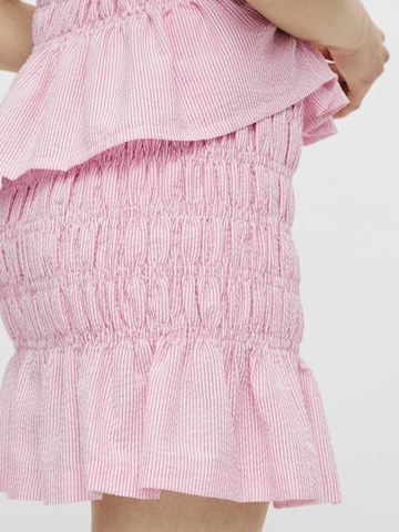 PIECES Skirt 'Sunshine' in Pink