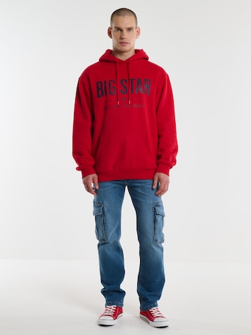BIG STAR Sweatshirt 'ASHLYNO' in Rood