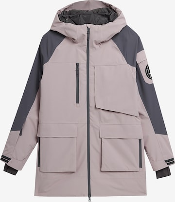 Veste outdoor 4F en beige : devant