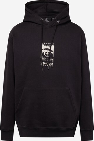 Volcom Sweatshirt 'WATANITE' in Black: front