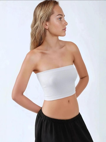 Hiccup Top 'Crop Top' – bílá