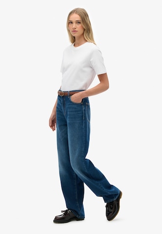 Superdry Wide leg Jeans in Blauw