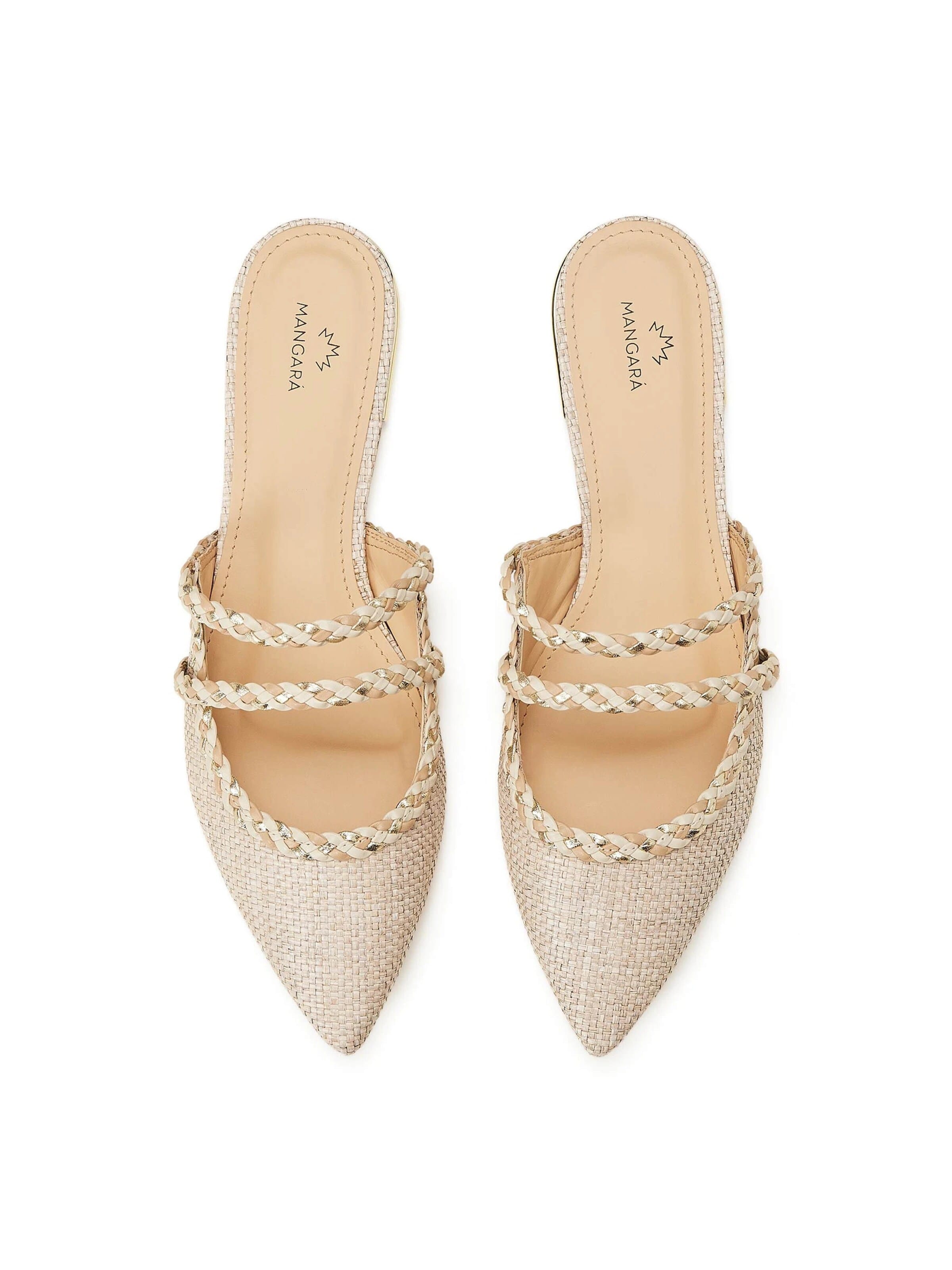 Mangara Atelier Huisschoenen 'Amburana' in Beige
