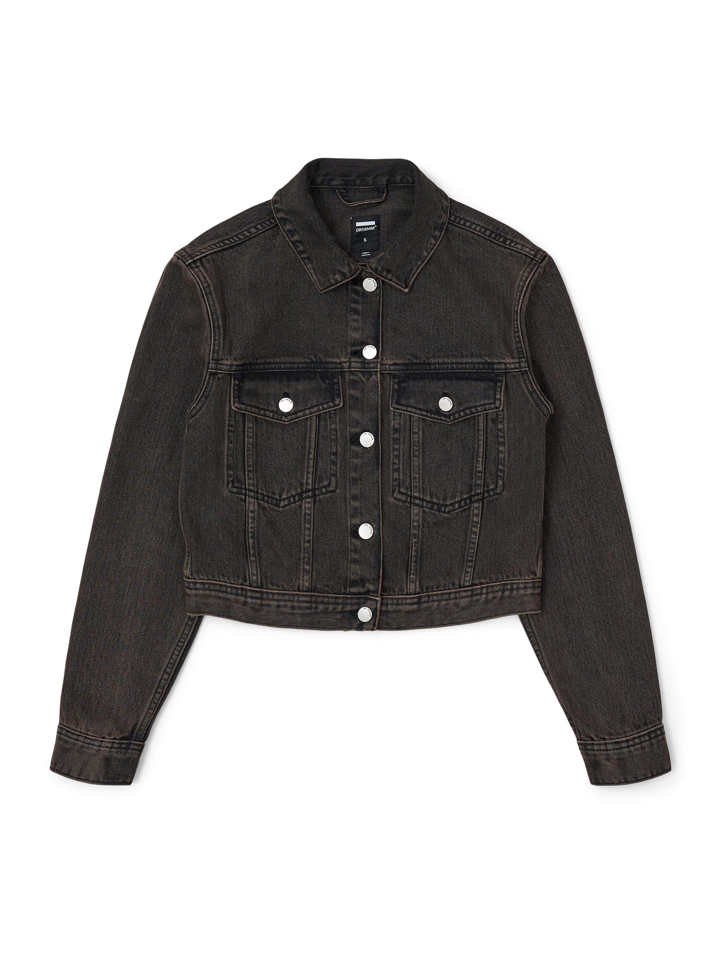 Dr. Denim Übergangsjacke 'Becky'‌‌ in Braun: Vorderseite