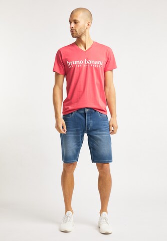 BRUNO BANANI T-Shirt 'Martin' in Pink