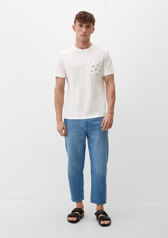 T-Shirt s.Oliver en blanc