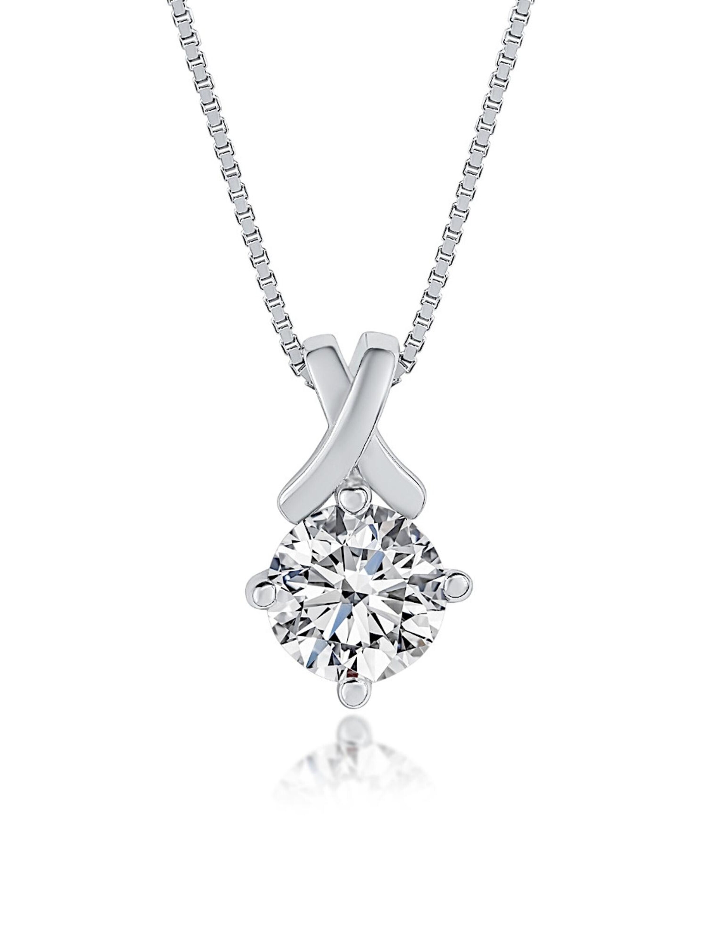 DANIEL CLIFFORD Necklace 'Kimberly' in Silver: front