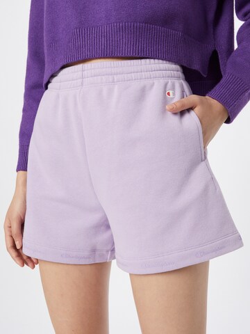 Champion Authentic Athletic Apparel Regular Shorts in Lila