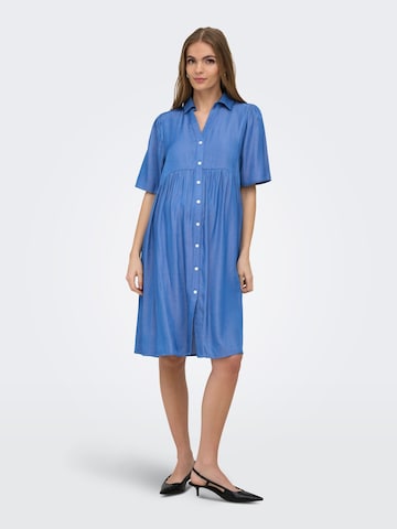 Only Maternity - Vestido 'OLMPani' en azul: frente
