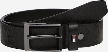 Ceinture 'LAYTON' TOMMY HILFIGER en noir : devant