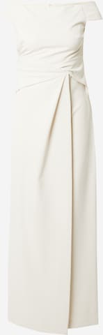 Robe de soirée Lauren Ralph Lauren en beige : devant