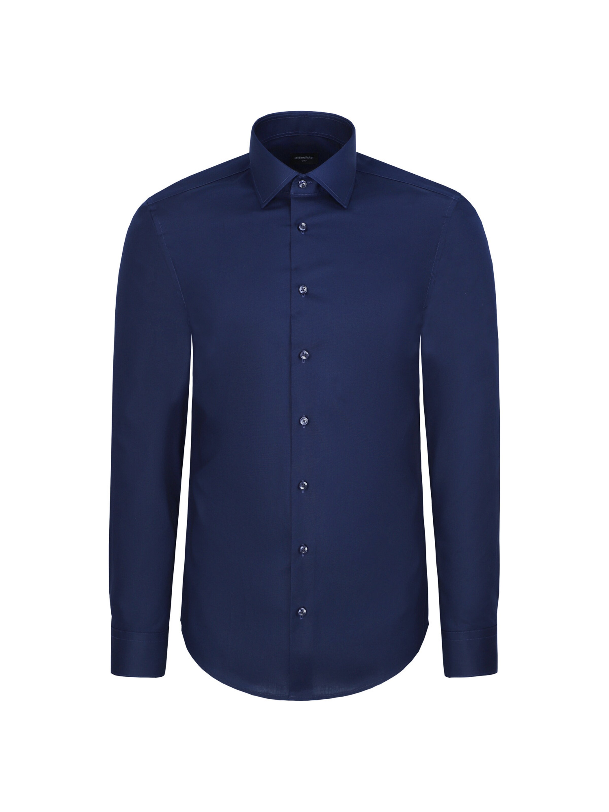 SEIDENSTICKER Slim Fit Businesshemd in Blau: Vorderseite