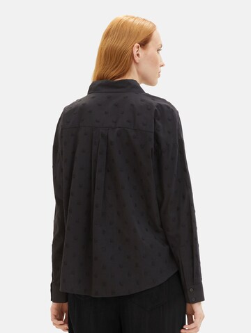 TOM TAILOR DENIM Blouse in Black