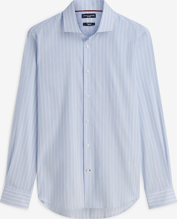 Chemise 'New York Label Flex Collar' TOMMY HILFIGER en bleu : devant
