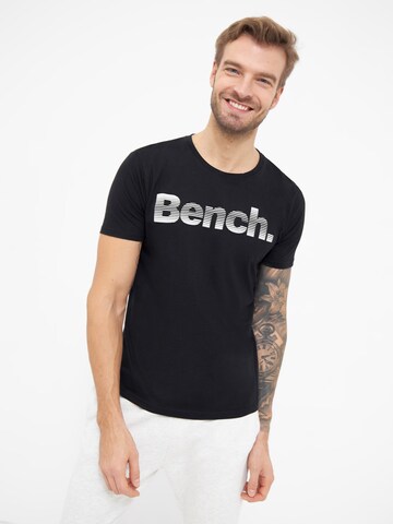 BENCH Shirt 'Leandro' in Schwarz: predná strana