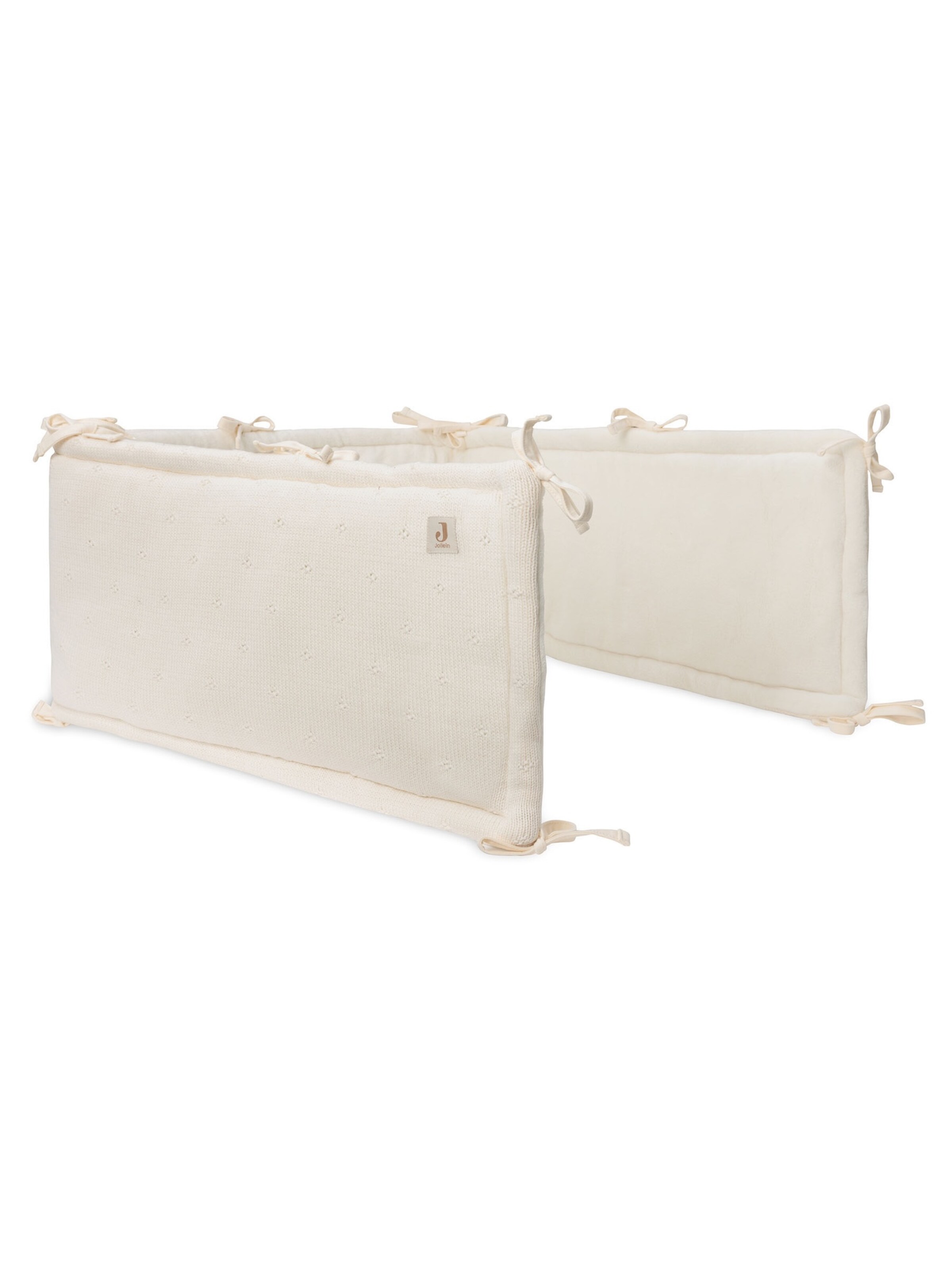 Jollein Bed Sheet in White: front