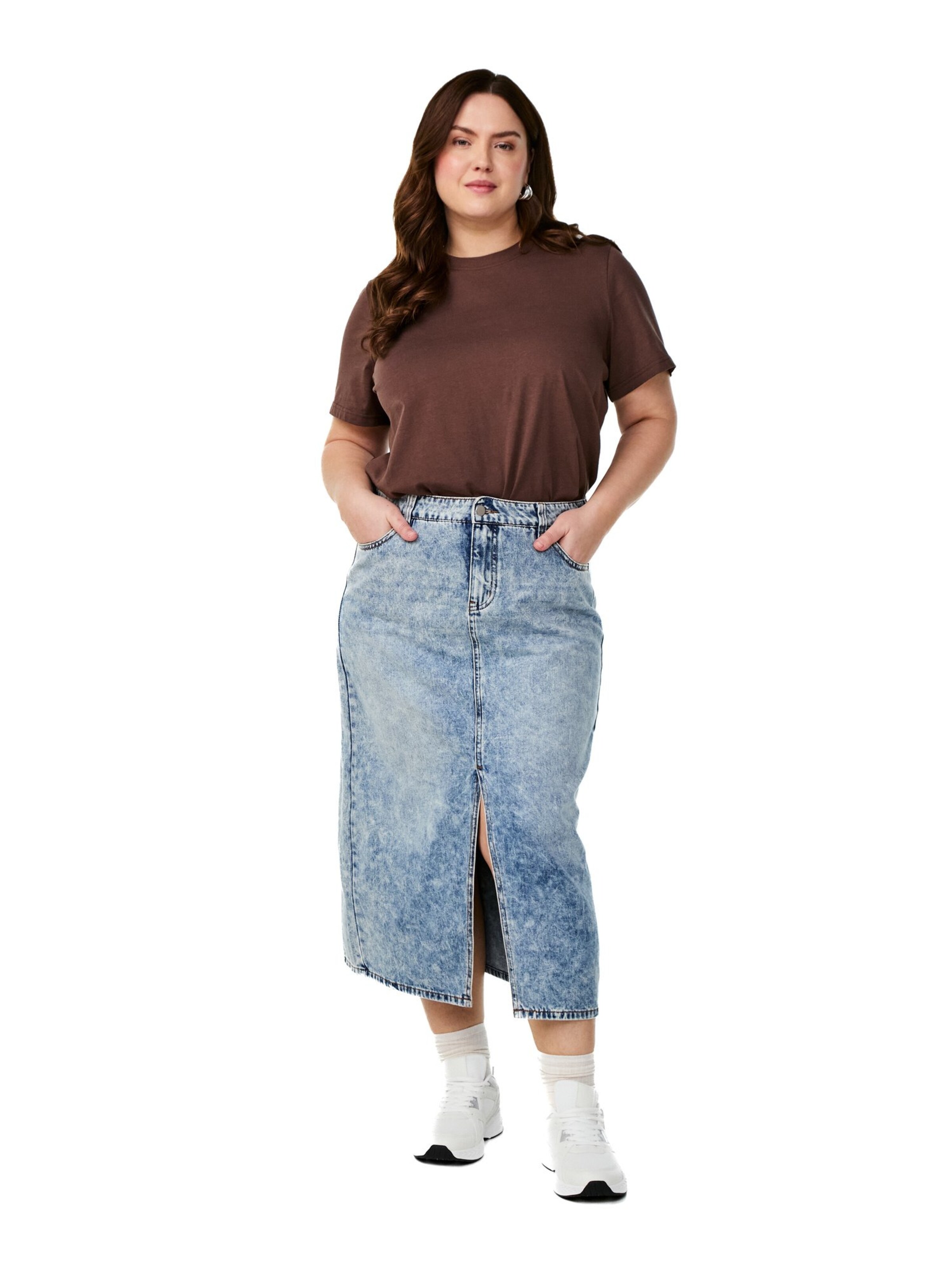 Zizzi Юбка 'Jsea' в Синий: спереди