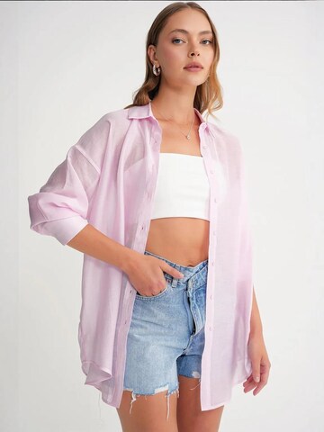 MixRay Blouse in Pink: front