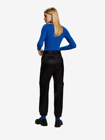 Regular Pantalon cargo ESPRIT en noir