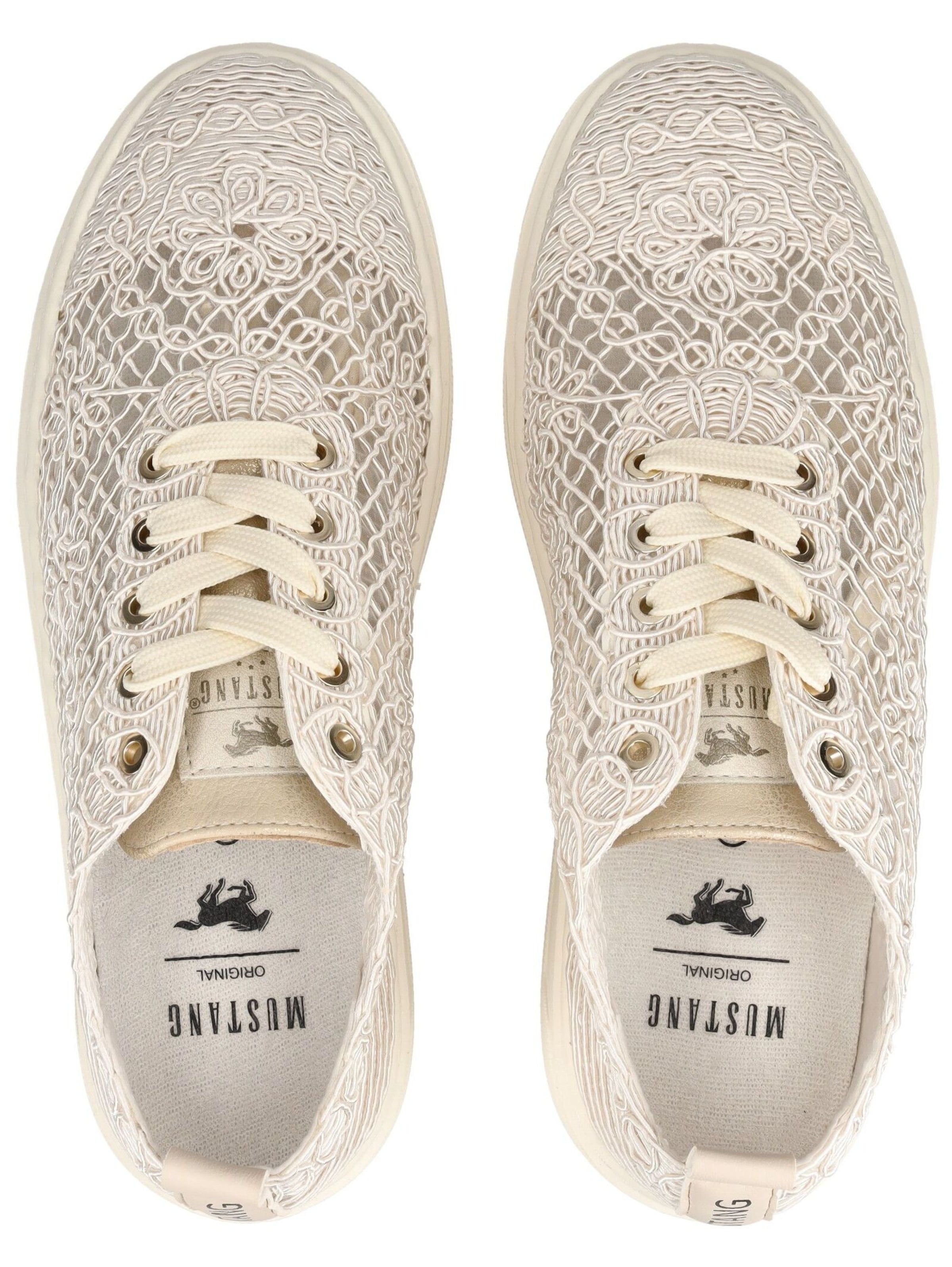 MUSTANG Sneakers laag in Beige