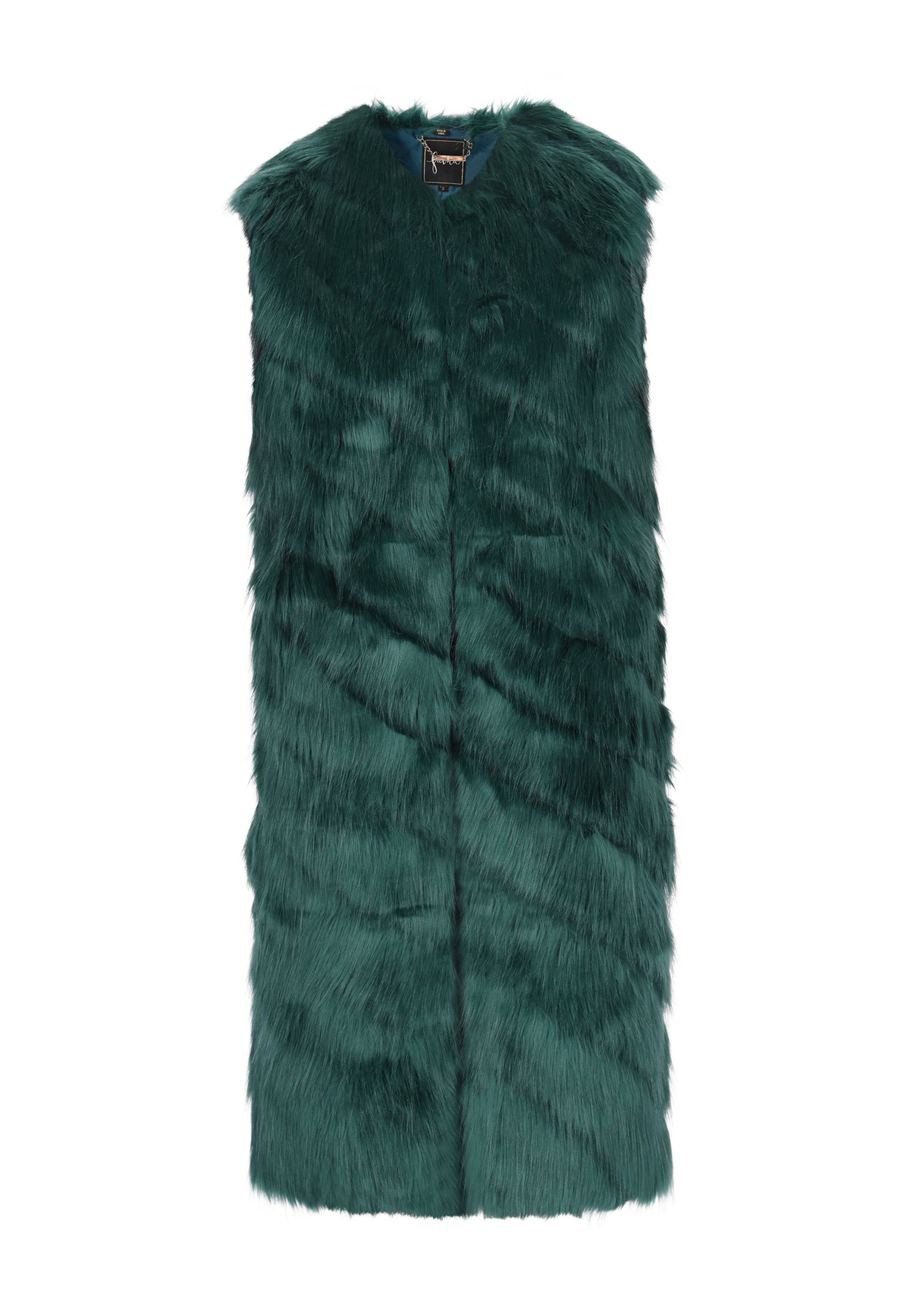 zaļš faina Veste: no priekšpuses