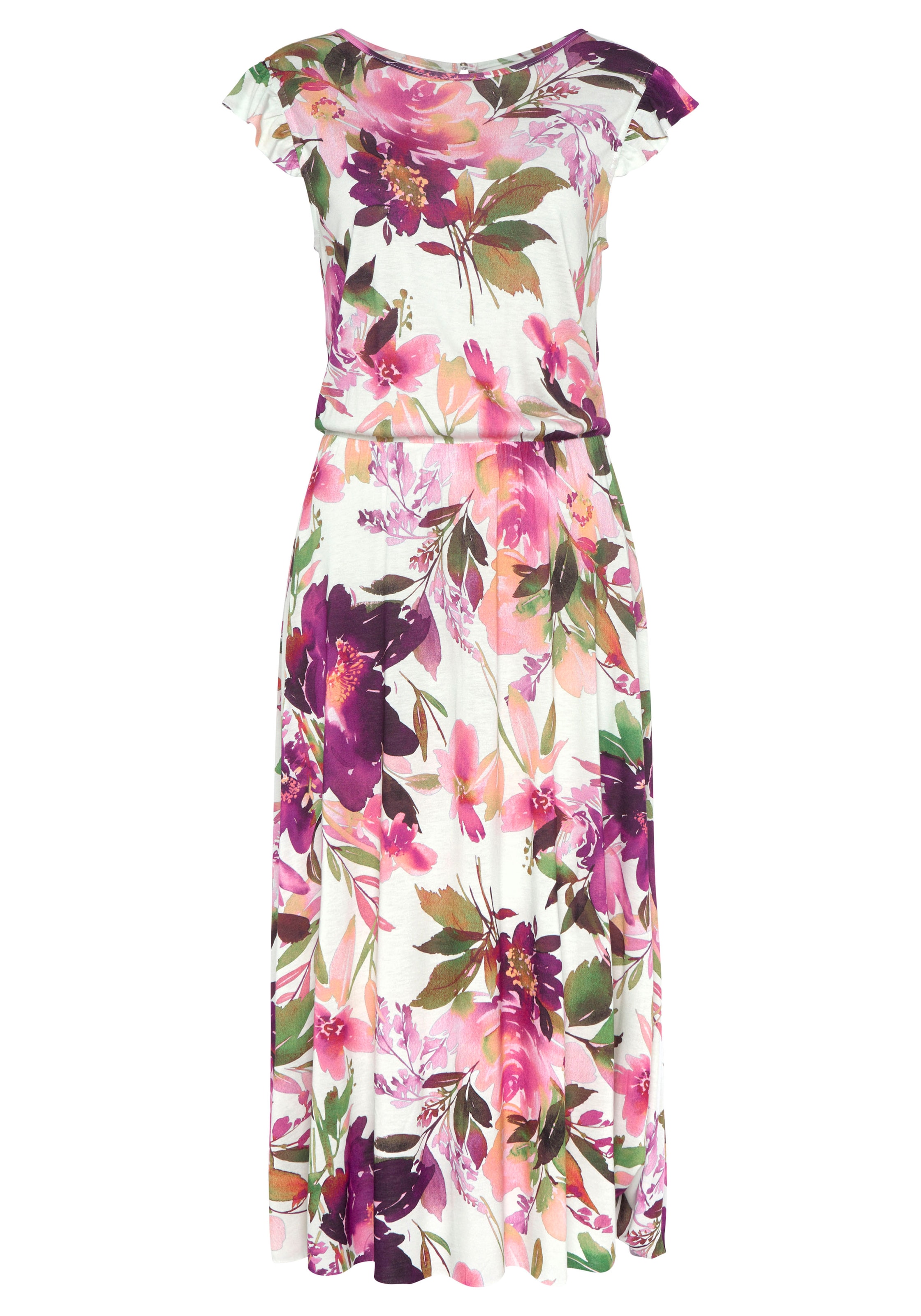 BEACH TIME Kleid in Weiß: Vorderseite