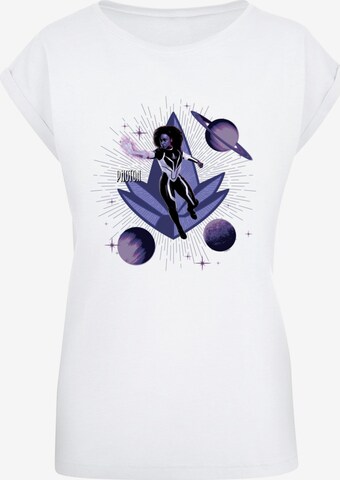 ABSOLUTE CULT Shirt 'The Marvels - Photo Pose' in White: front
