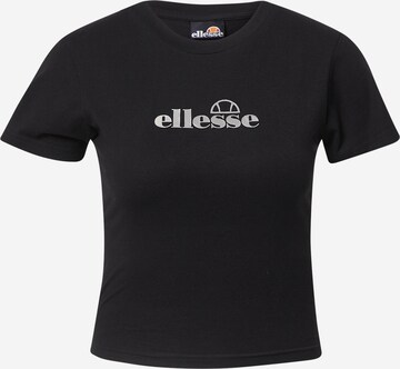 ELLESSE Shirt 'Bold' in Zwart: voorkant