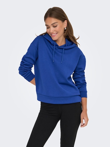 Felpa sportiva di ONLY PLAY in blu: frontale