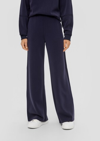 s.Oliver Wide leg Pants in Blue: front