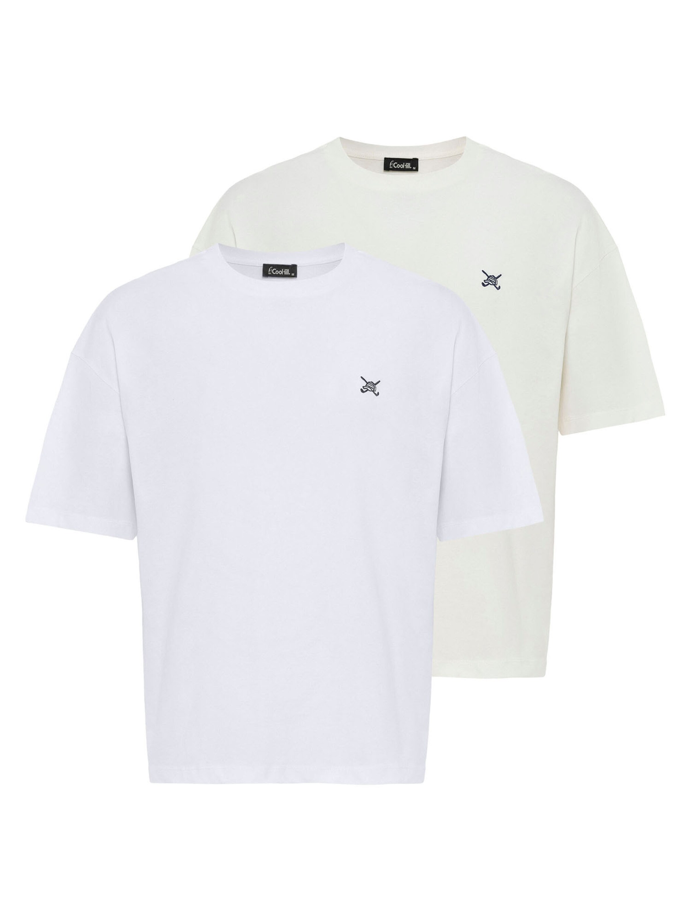 Tricou de la Cool Hill pe bej: față