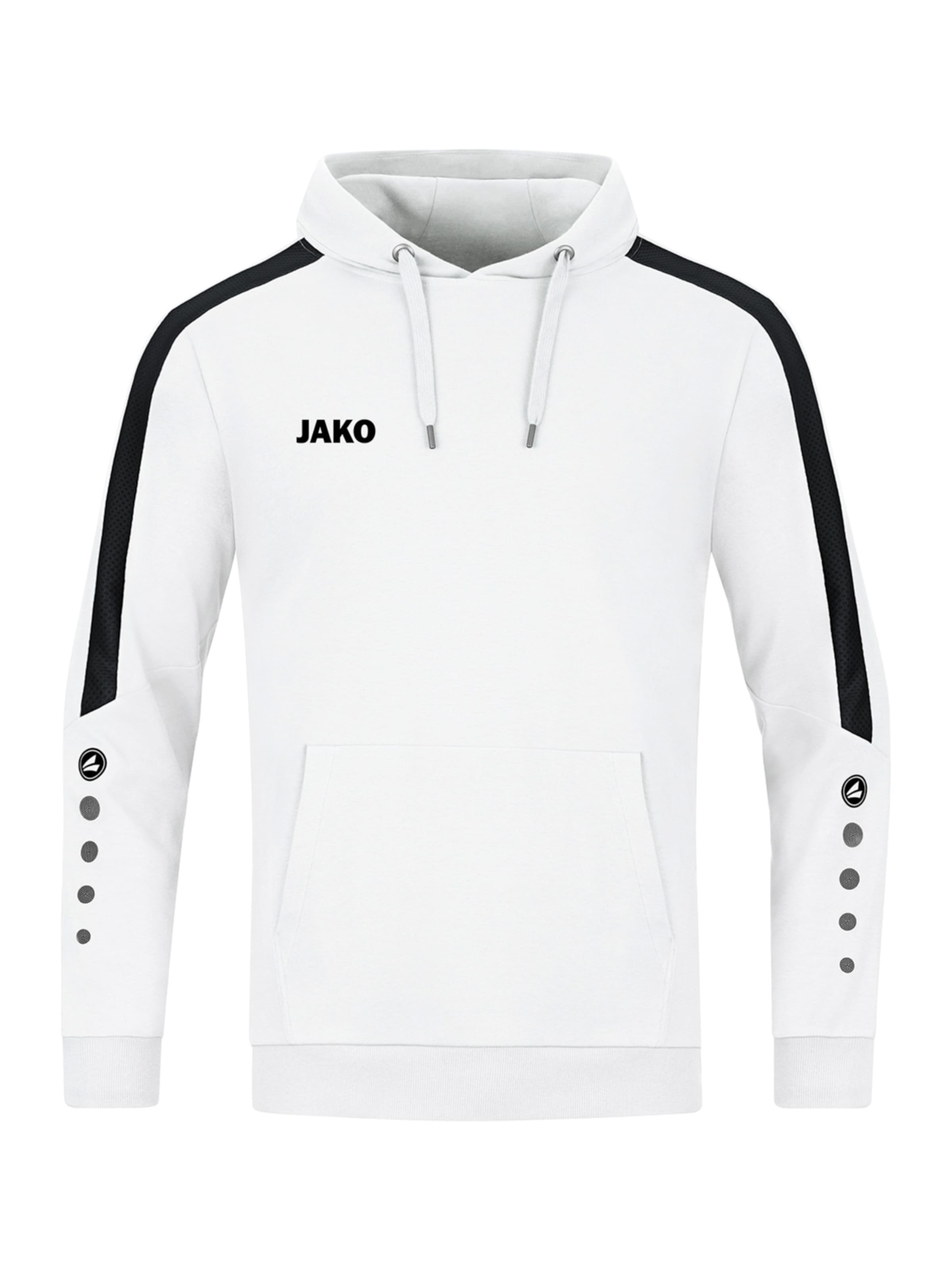 JAKO Sportsweatshirt in Weiß: Vorderseite