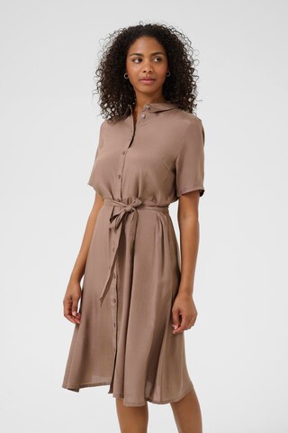Kaffe Kleid 'Emine' in Beige: Vorderseite