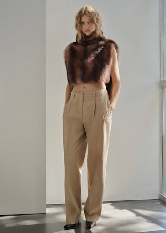 MANGO Regular Hose 'Tomtom' in Beige
