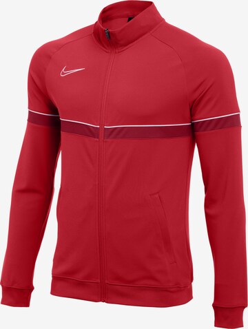 NIKE Sportief sweatvest 'Academy' in Rood