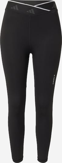 Pantaloni sportivi 'Techfit V-Shaped Elastic' ADIDAS PERFORMANCE di colore grigio / nero / bianco, Visualizzazione prodotti