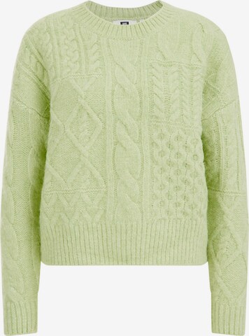 WE Fashion Sweater in Green: front