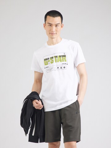 T-Shirt 'Flyer' G-STAR en blanc : devant