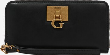 Portemonnaie 'STEPHI' de la GUESS pe negru: față